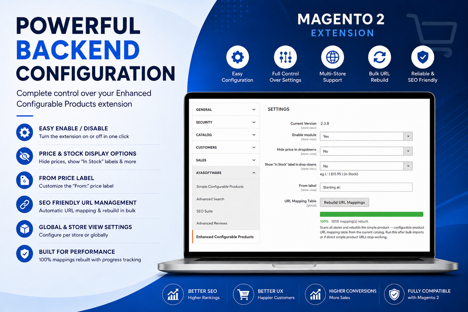 Enhanced Configurable Products for Magento 2: extension configuration